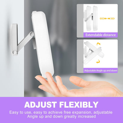 Waterproof Shower Phone Holder Mount 480° Rotation - Universal Phone Holder for Shower, HD Touch, Strong Adhesive Suction, Suitable for Bathroom, Kitchen, Mirror Wall